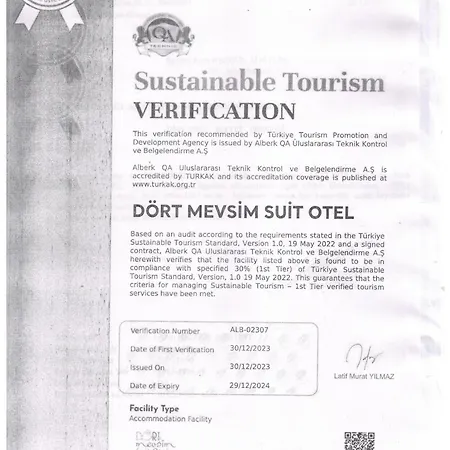 Apartahotel Dort Mevsim Çanakkale